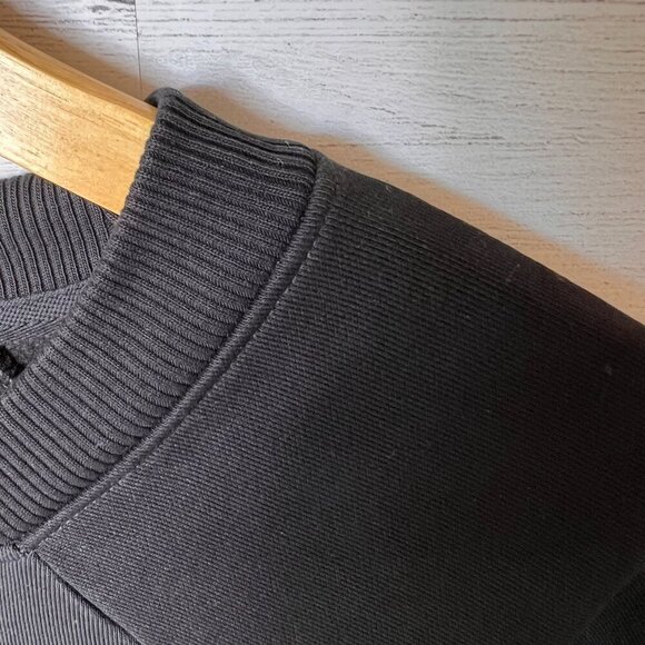 Pact Dress Womens Size Small Black Courtside Sweatshirt Organic Cotton Pockets - Picture 9 of 16